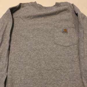 Long-sleeve Carhartt shirt is Size Medium